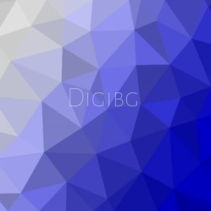 Polygonal Digital backdrop, White to Blue Gradient Triangle, Website background, Graphic Texture, Printable Paper, Digital Paper, Polygon