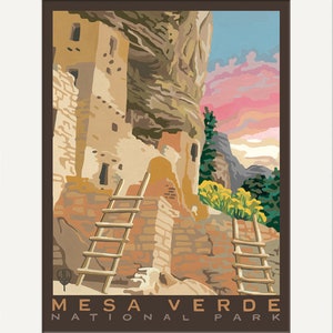 Mesa Verde National Park: Artwork by Julie Leidel