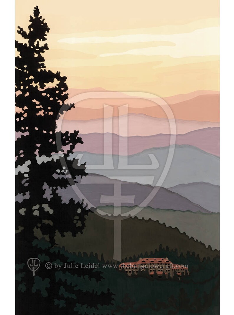 GPI Layers Matted Giclée Art Print by the Bungalow Craft by Etsy