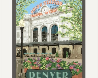 Denver Union Station: Artwork by Julie Leidel