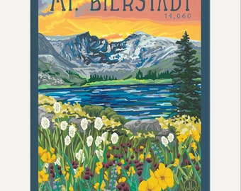 Mt. Bierstadt: Artwork by Julie Leidel