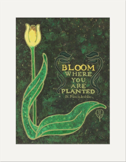 Grueby Bloom: Artwork by Julie Leidel