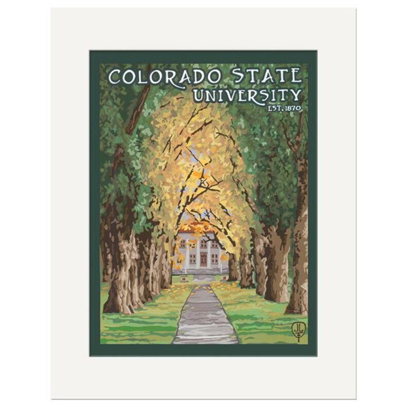 Colorado State University Wall Art | CSU Fort Collins Print | Colorado ...