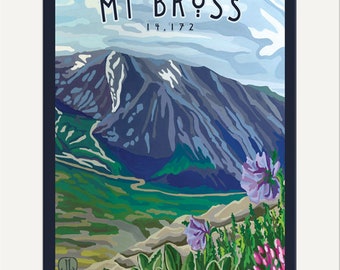 Mt. Bross: Artwork by Julie Leidel