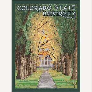 CSU - Colorado State University: Artwork by Julie Leidel