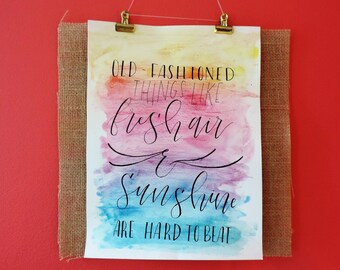 Calligraphy and Watercolor Originals by Emme
