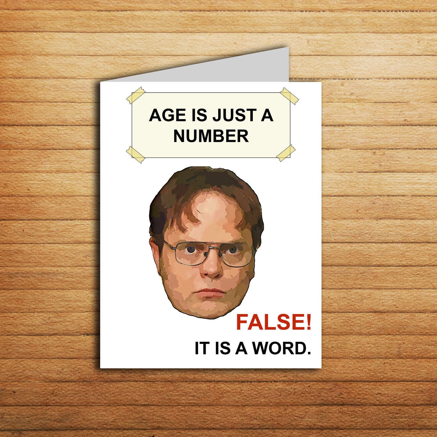 The Office Tv Show Birthday Card Printable The Office Cards Etsy