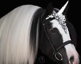 Custom couture unicorn browband