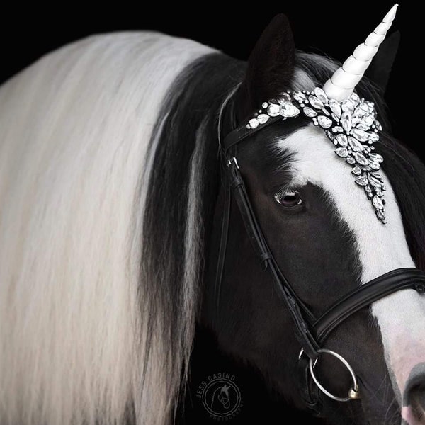 Custom couture unicorn browband