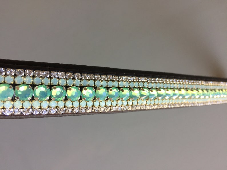 Mega bling 5 row crystal brow band
