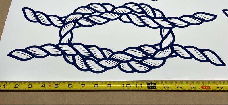 Rope Knot Decal (2), Set of 2 Boat Decals, Marine Stickers, Pontoon ...