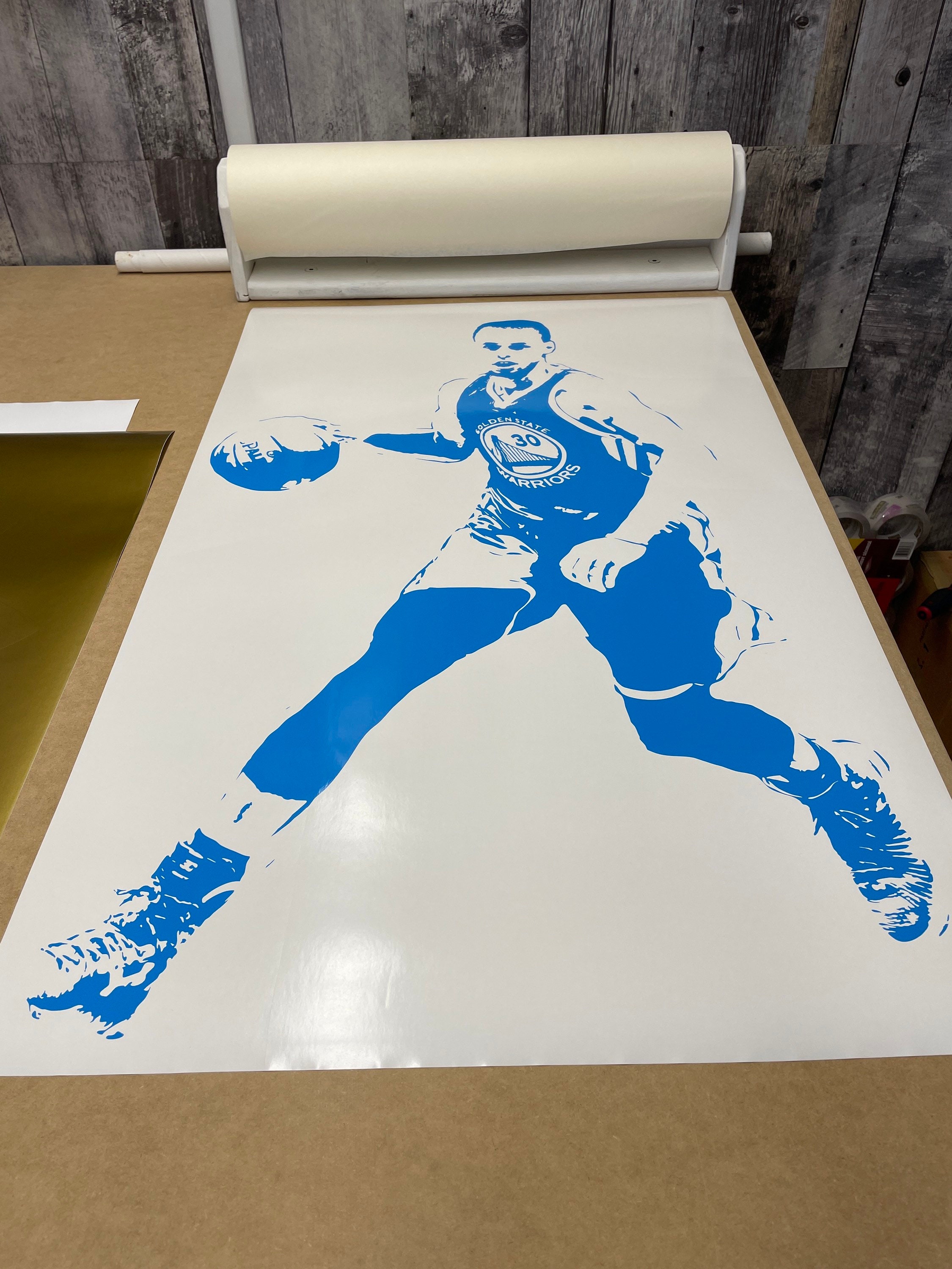 Basketball Decal, Stephen Curry Decal, Boys Bedroom Basketball Decor ...