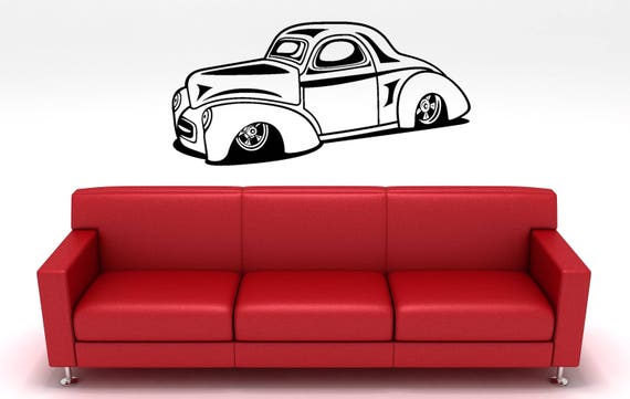 Buy Large Hot Rod Decal Hot Rod Vinyl Sticker 40 s Willys Decal