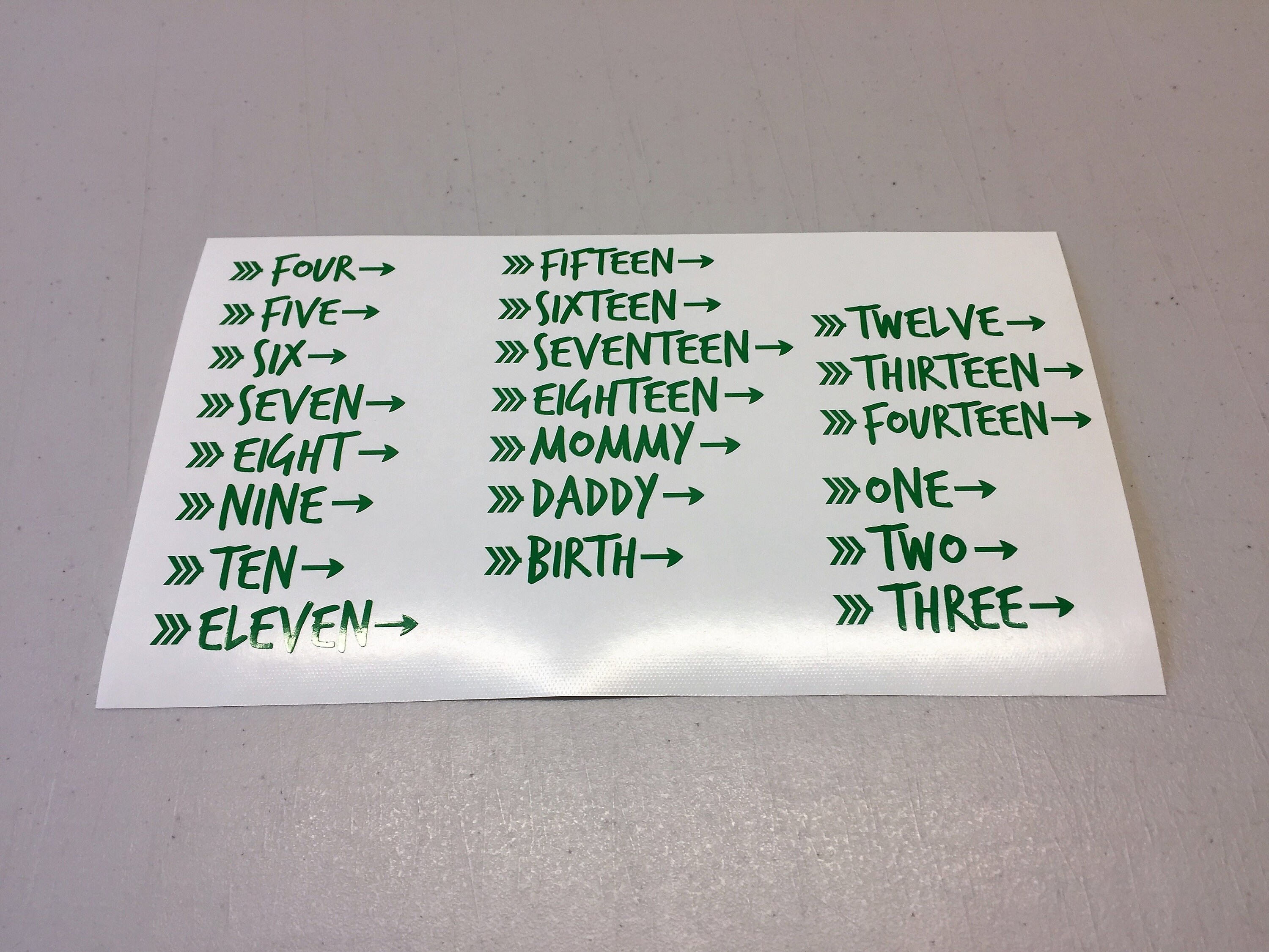 Growth Chart Height Markers Decals 21 Height Markers Etsy Australia