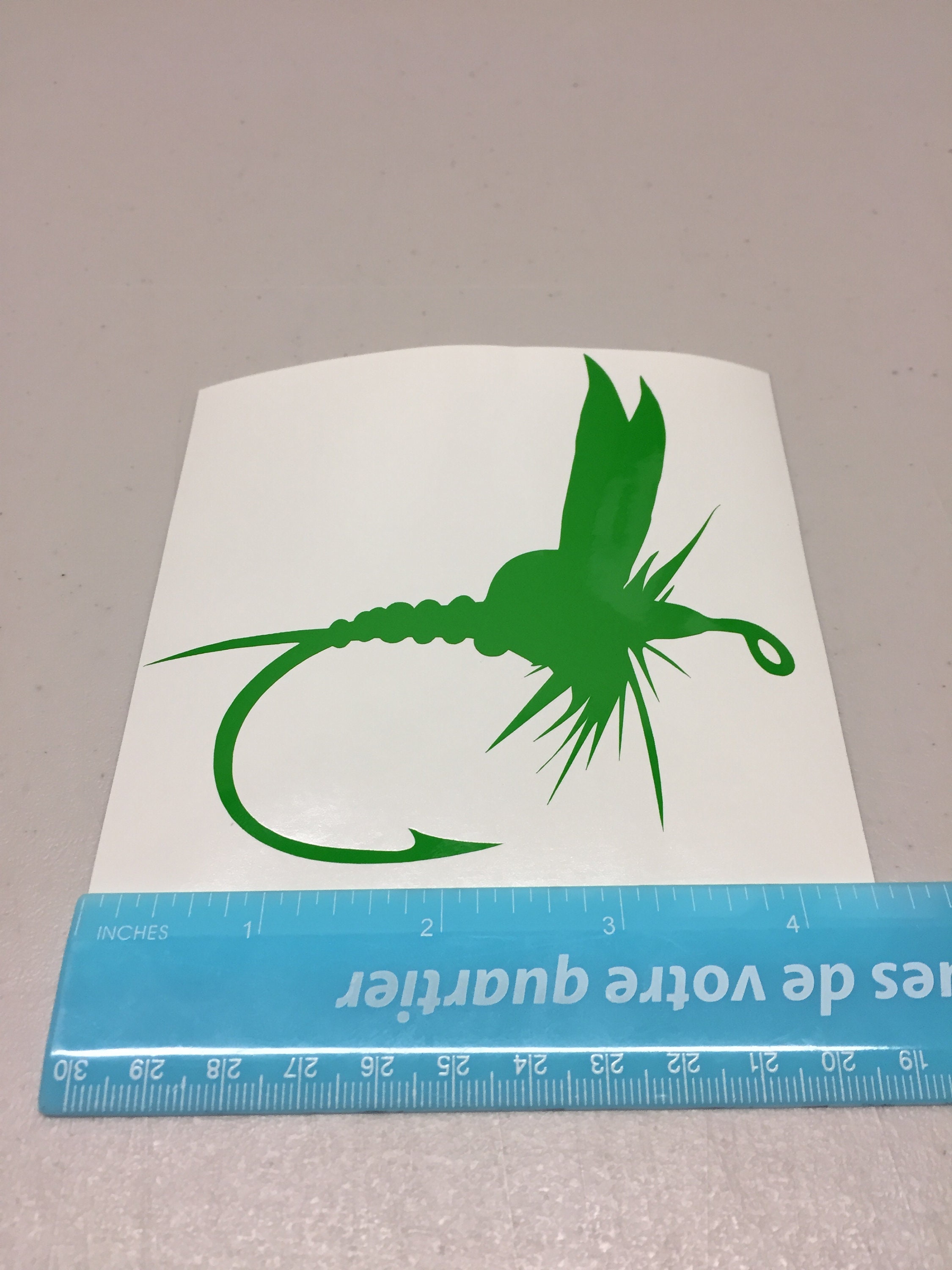 Fishing Decal Fly Fishing Decal Lure Tug Hook Fishing - Etsy