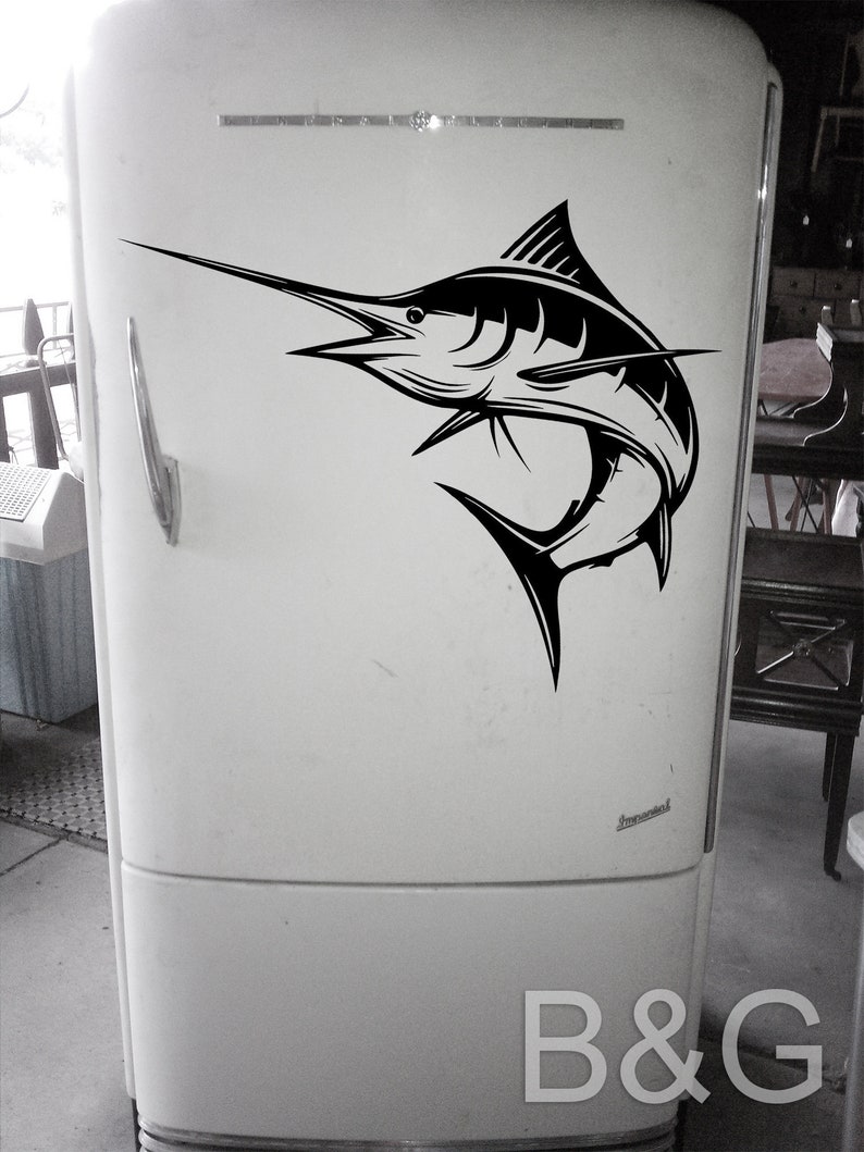 Buy Marlin Decal Blue Marlin Fishing Decals Fishing Stickers Online in