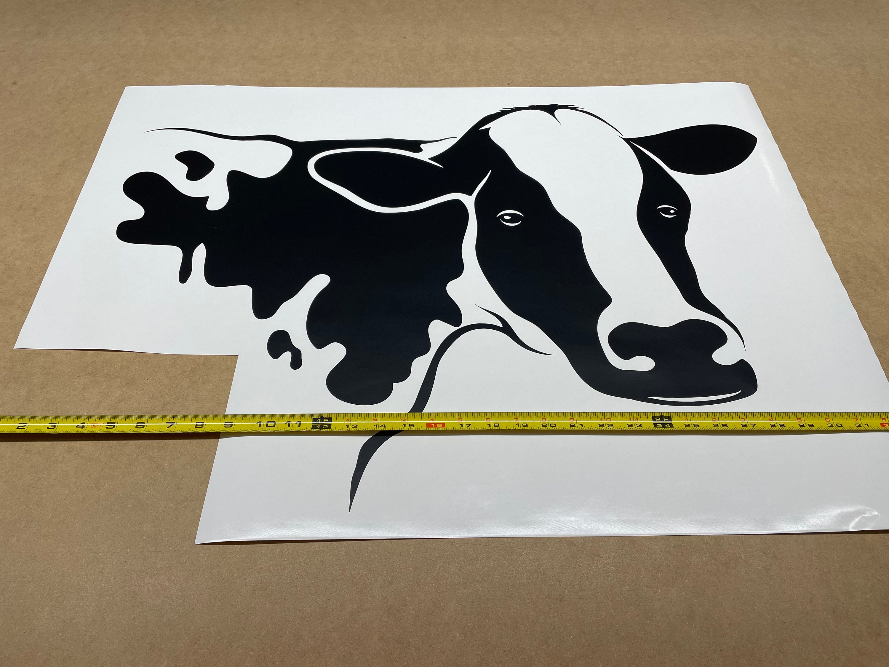 Cow Decal, Cow Vinyl Sticker, Cow Head Decal, Agriculture Decal, Cow ...