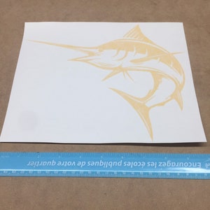 "Salt Addiction" Marlin Fishing Decal - Deep Sea Fishing Sticker For Rod, Reel, Truck