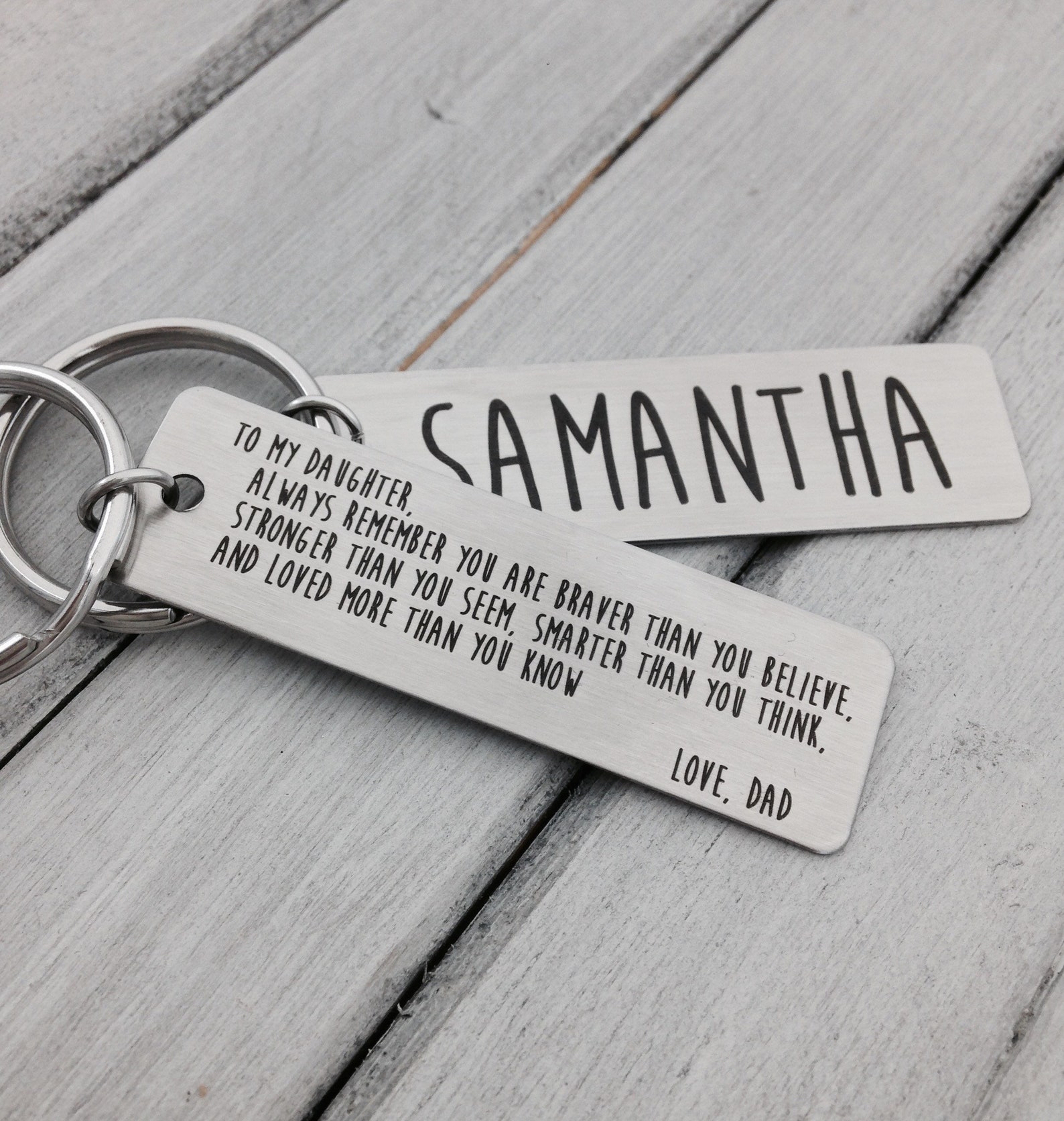 Always Remember -keychain- Your Actual Handwriting or Font Option ...