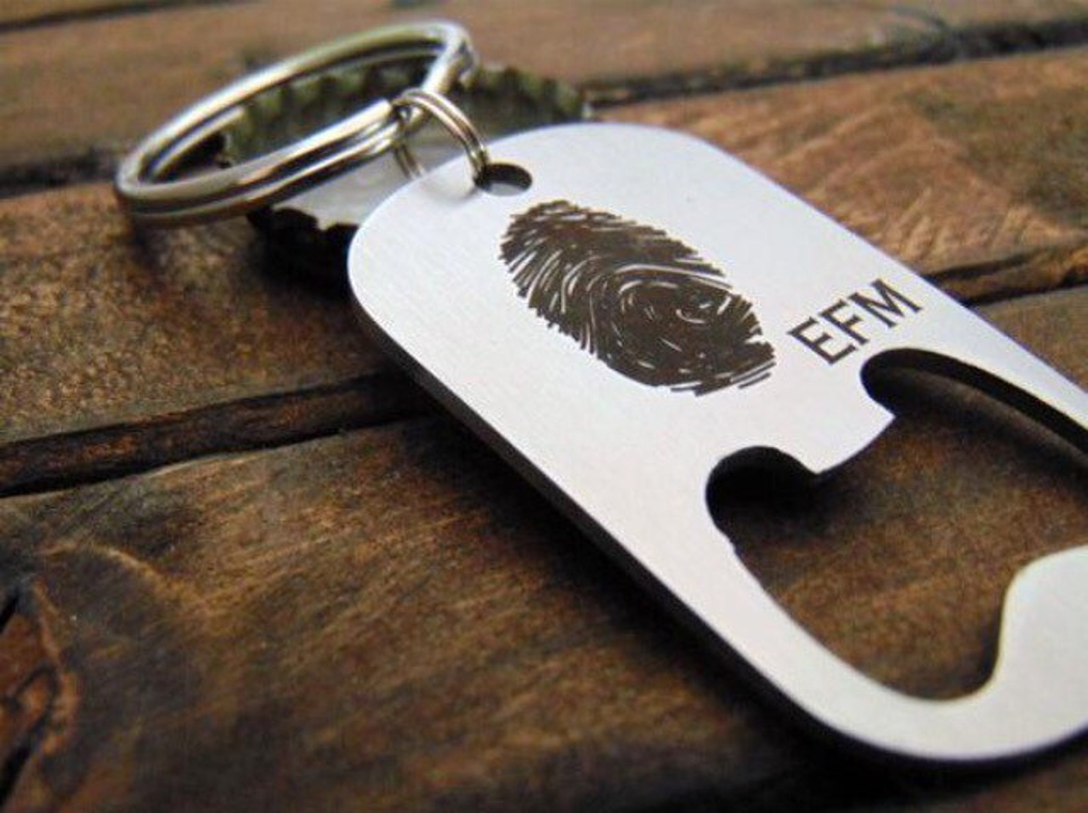 Handwritten Bottle Opener Dog Tag Key Chain or Ball Chain Etsy