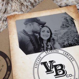 Engraved Picture Wallet Insert Add Back Engraving Too Stocking Stuffers, Gifts for Him or Her Laser Engraved Photo Love Note Card image 5