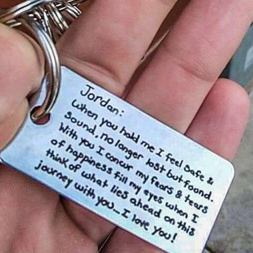 Your Handwritten Keychain Your Design Handwriting & Font - Etsy