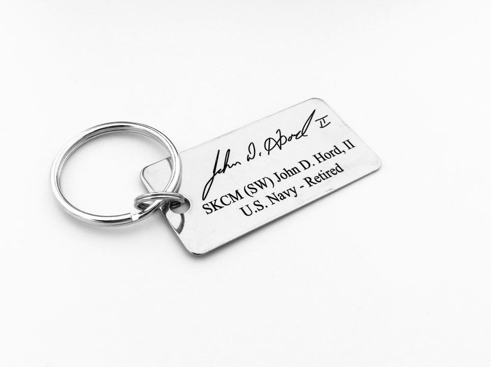 Key Chain Font Design Your Handwritten Key Chain Font Options - Personalized ...