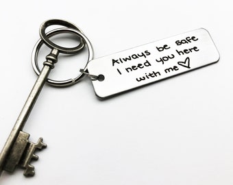 Your Handwriting Keychain - Design Your Own Custom Keychain Rectangle, Stainless Steel, Laser Engraved - Memorial Keychain - Unique gift