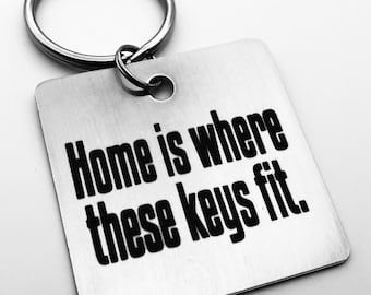 Personalized Keychain - Your Design - Handwriting & Font Options - Personalized, Rectangle, Stainless Steel, Laser engraved Key Chain