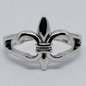 Fleur De Lis Ring, Fleur De Lis Jewelry, 925 Sterling Silver Ring, Sterling Silver Ring, Sterling Silver Fleur De Lis Ring