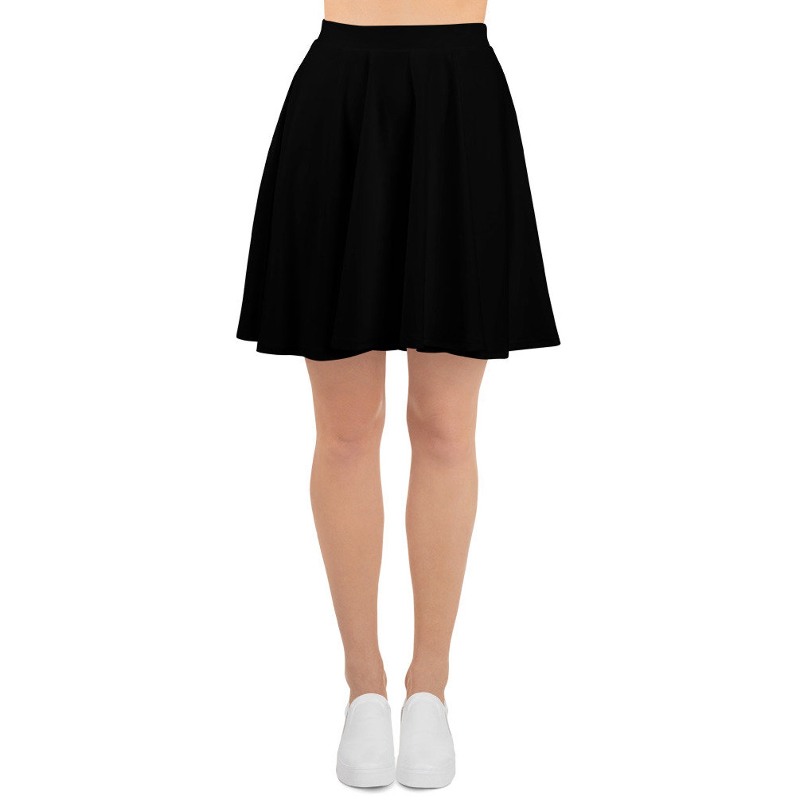 Skater Skirt Womens Clothing Womens Skirt Skirts Black - Etsy