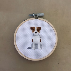 Jack Russell Terrier Cross Stitch Pattern