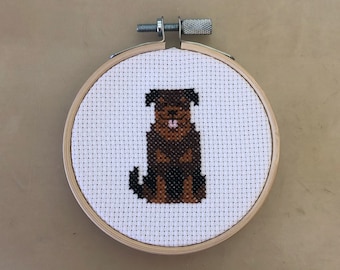 Rottweiler Cross Stitch Pattern