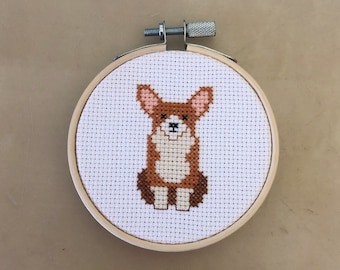 Corgi Cross Stitch Pattern