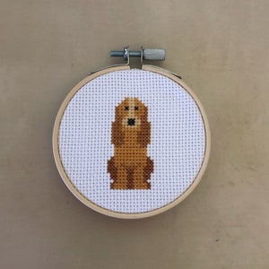Cocker Spaniel Cross Stitch Pattern
