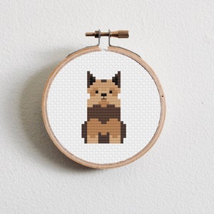 Yorkshire Terrier Cross Stitch Pattern