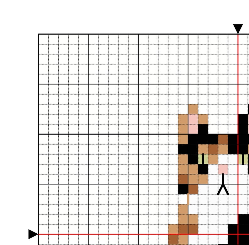 Black Calico Cat Cross Stitch Pattern image 2