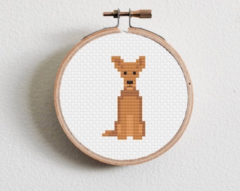 Italian Greyhound Cross Stitch Pattern