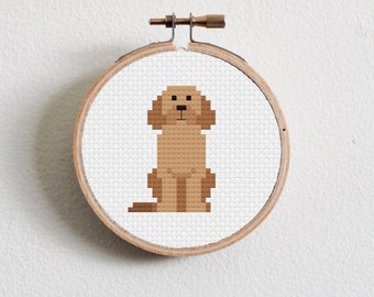 Golden Doodle Cross Stitch Pattern