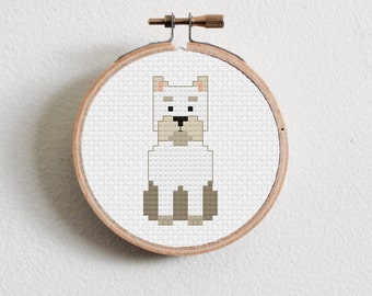 West Highland Terrier Cross Stitch Pattern