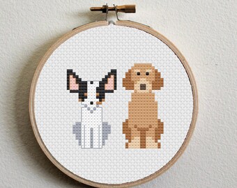 Molly and Emma Cross Stitch Pattern