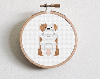 American Bulldog Cross Stitch Pattern