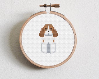 Beagle Cross Stitch Pattern