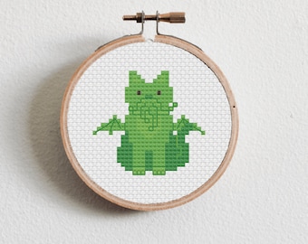 Cthulhu Cat Cross Stitch Pattern