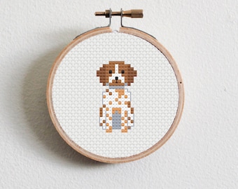 Light Brittany Cross Stitch Pattern