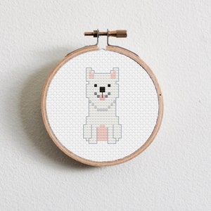 American Eskimo Cross Stitch Pattern