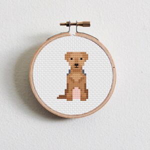 Yorkshire Terrier Mix Cross Stitch Pattern