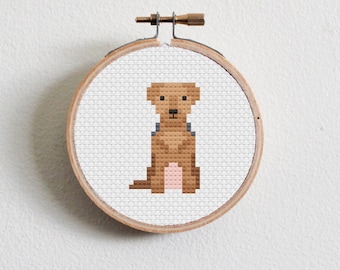 Yorkshire Terrier Mix Cross Stitch Pattern