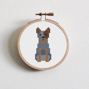 Blue Heeler Cross Stitch Pattern