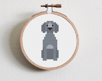 Weimaraner Cross Stitch Pattern